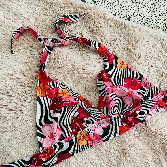 Y2K Vintage Catalina Halter Bikini Top 🌺 - Picture 1 of 4